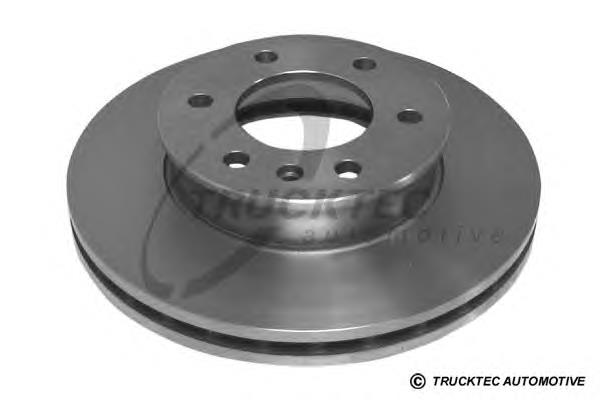 0235194 Trucktec Tarcza hamulcowa przednia