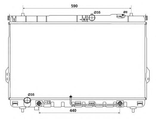 53161 NRF Chłodnica silnika