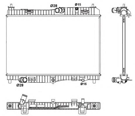 1775583 Ford Chłodnica silnika
