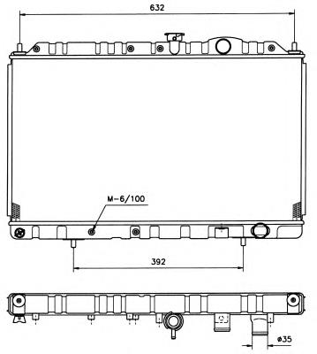 513485 NRF Chłodnica silnika