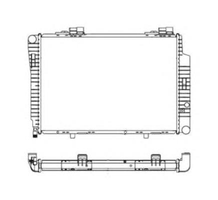 Chłodnica silnika Mercedes A2025002103 cena, od 76,62 USD