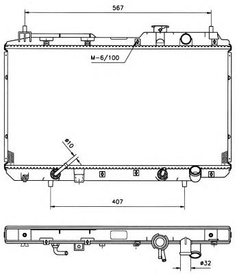 Chłodnica silnika Honda 19010P3F901 cena, od 68,10 USD