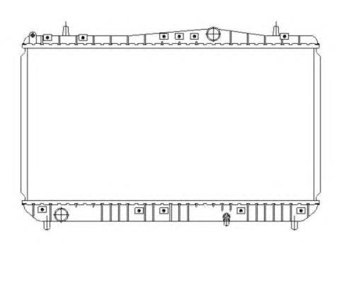 Chłodnica silnika Chevrolet Tacuma (KLAU)