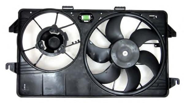 Dyfuzor chłodnicy, w komplecie z silnikiem i wirnikiem Ford 4T168C607KC cena, od 71,51 USD