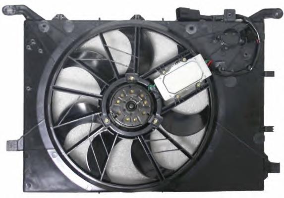 Do koszyka 8649675 Volvo Dyfuzor chłodnicy, w komplecie z silnikiem i wirnikiem