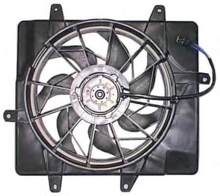 Dyfuzor chłodnicy, w komplecie z silnikiem i wirnikiem Chrysler 05017407AB cena, od 54,48 USD