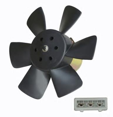Do koszyka 130723U2 Polcar Wentylator elektryczny układu chłodzenia kompletny (silnik+wirnik)
