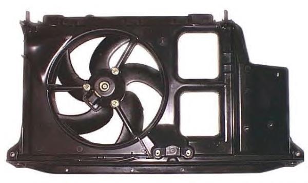 Wentylator elektryczny układu chłodzenia kompletny (silnik+wirnik) VAN Wezel 4028745