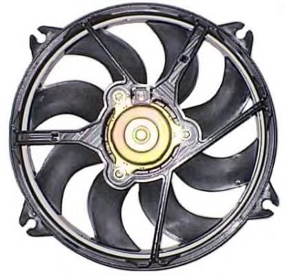 Do koszyka 47347 NRF Wentylator elektryczny układu chłodzenia kompletny (silnik+wirnik)