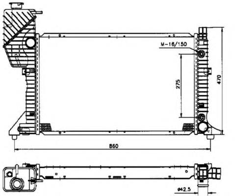 Chłodnica silnika Mercedes A9015003400 cena, od 139,75 USD