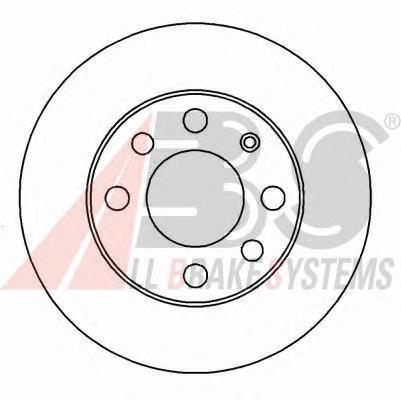 15748 ABS tarcza hamulcowa przednia