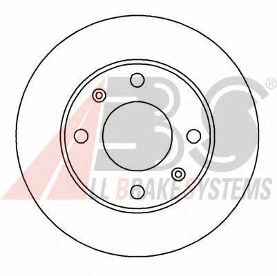 15315 ABS tarcza hamulcowa przednia