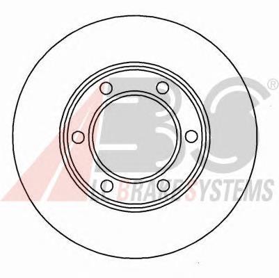 15575 ABS Tarcza hamulcowa przednia