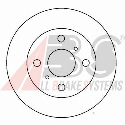 Tarcza hamulcowa przednia 4351212330 Toyota