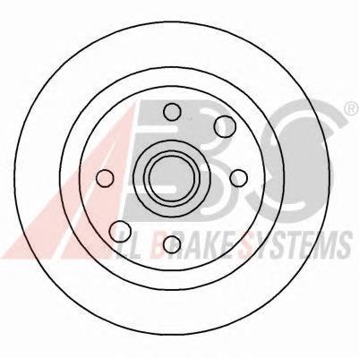 Tarcza hamulcowa tylna V4040010 VEMO/Vaico