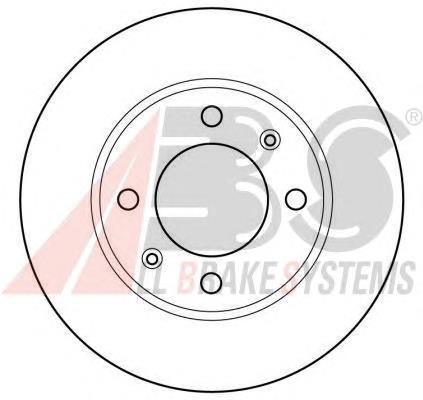 Tarcza hamulcowa tylna 24010801051 ATE