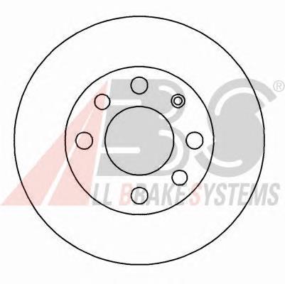 15770 ABS tarcza hamulcowa przednia