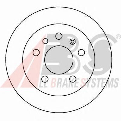 Tarcza hamulcowa tylna DF1613 TRW
