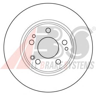 Do koszyka 1244211612 Mercedes Tarcza hamulcowa przednia