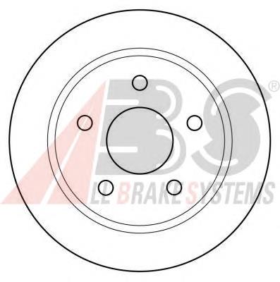 Tarcza hamulcowa tylna ABS 15802 cena, od 30,70 USD