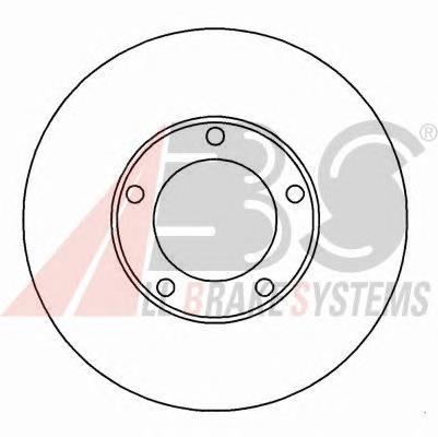 Tarcza hamulcowa przednia 4351226090 Toyota