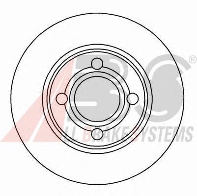 Tarcza hamulcowa przednia ABS 16201 cena, od 44,22 USD