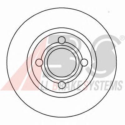 8A0615301E VAG Tarcza hamulcowa przednia