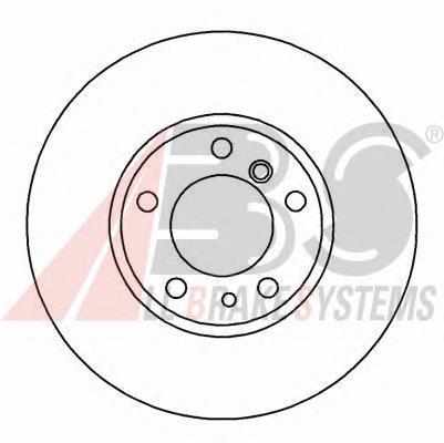 Tarcza hamulcowa przednia 34116757756 BMW
