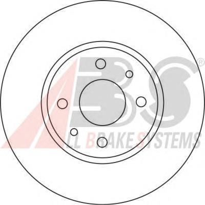 16422 ABS tarcza hamulcowa przednia