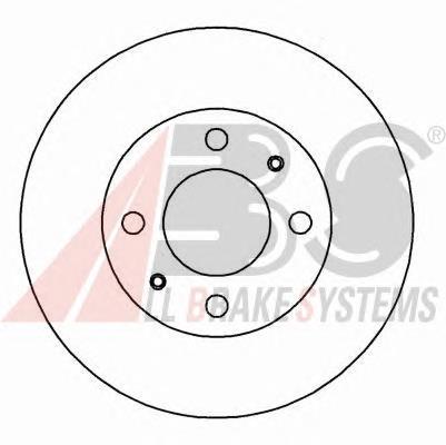 Tarcza hamulcowa przednia MB699281 Mitsubishi