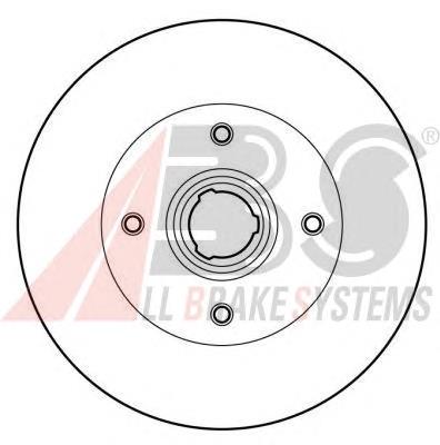 15962 ABS tarcza hamulcowa tylna