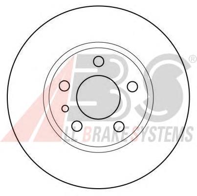 Tarcza hamulcowa tylna 0010569279 Fiat/Alfa/Lancia