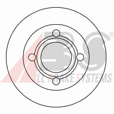 Tarcza hamulcowa tylna 16068 ABS