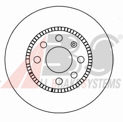 0569055 Opel Tarcza hamulcowa przednia