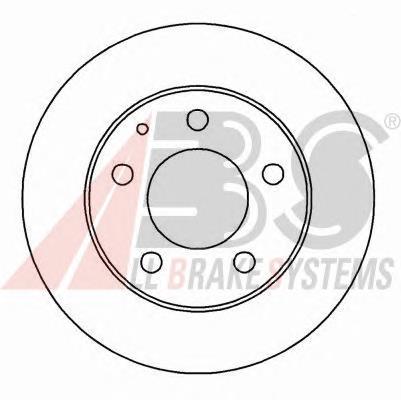 Tarcza hamulcowa przednia ABS 16089 cena, od 33,26 USD