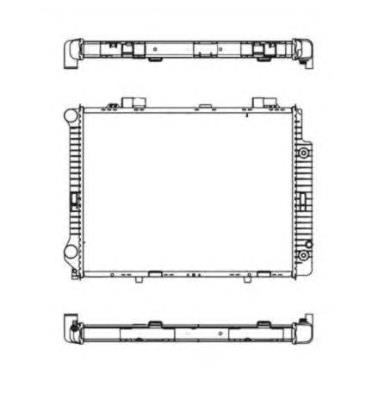 Chłodnica silnika Mercedes A2105000903 cena, od 97,51 USD