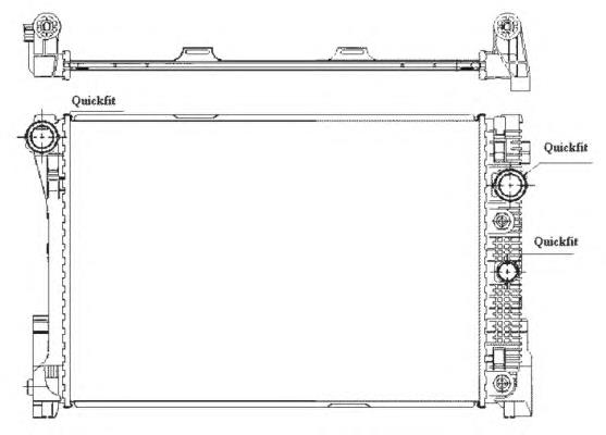 Do koszyka 350213163300 Magneti Marelli Chłodnica silnika