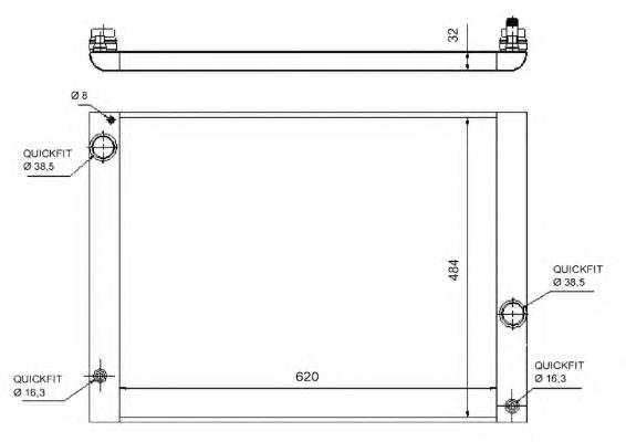 Chłodnica silnika BMW 17117534914 cena, od 191,46 USD