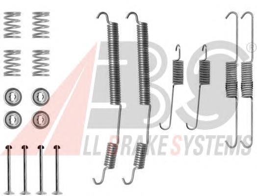 430873 Peugeot/Citroen zestaw montażowy szczęk hamulcowych tylnych