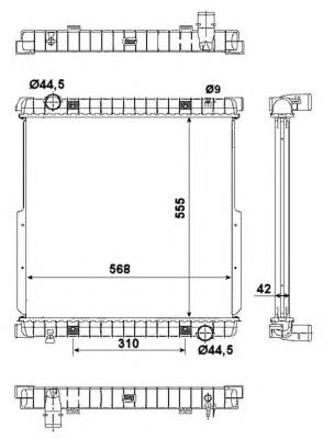 Chłodnica silnika NRF 58377 cena, od 235,90 USD
