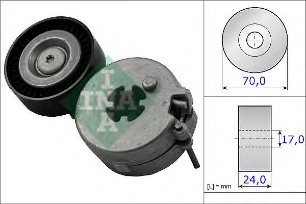 Napinacz paska napędowego INA 534033310 cena, od 50,49 USD