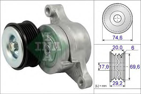 Do koszyka ZJ3815980C Mazda Napinacz paska napędowego