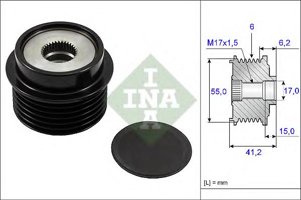 Koło pasowe alternatora Toyota 274150T021 cena, od 52,57 USD