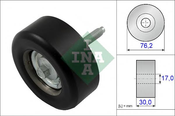 Do koszyka 1374385 Ford Rolka prowadząca, kierunkowa paska napędowego