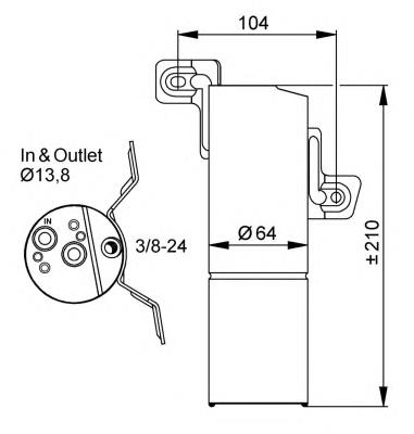 Osuszacz klimatyzacji NRF 33303