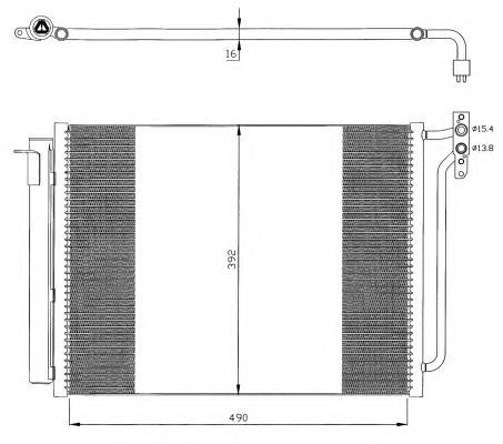Chłodnica klimatyzacji NRF 35406 cena, od 109,31 USD