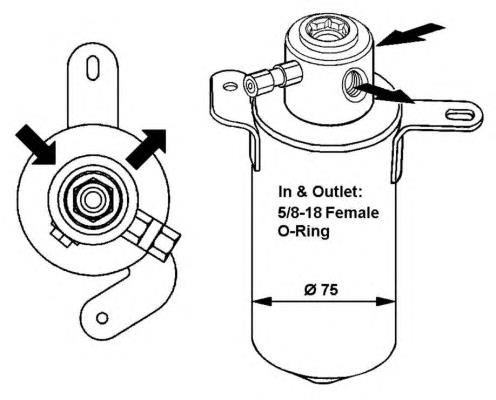 Osuszacz klimatyzacji 33039 NRF