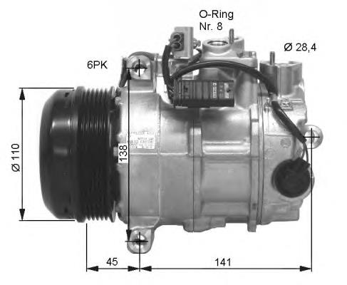 Sprężarka klimatyzacji NRF 32676