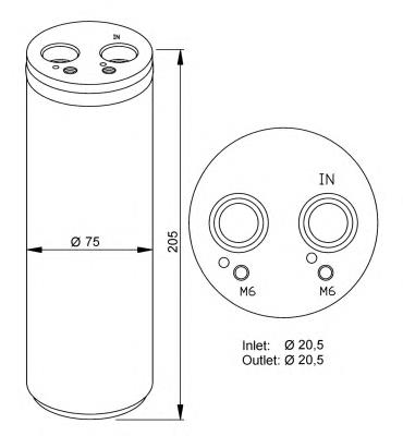 Osuszacz klimatyzacji NRF 33205