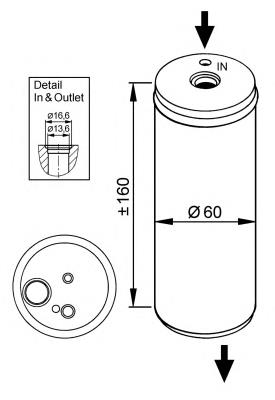 Osuszacz klimatyzacji NRF 33114